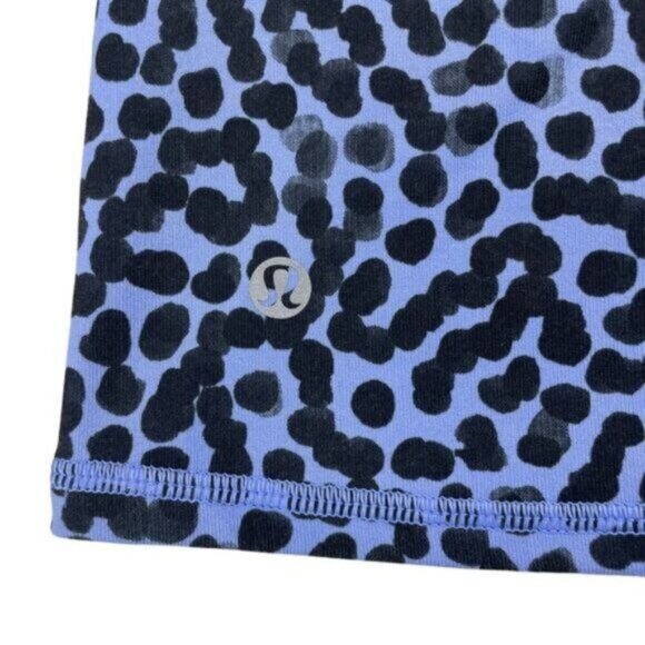 Lululemon Dancing Warrior Tank Ace Spot Lullaby Black Womens Size 6 - Picture 6 of 8